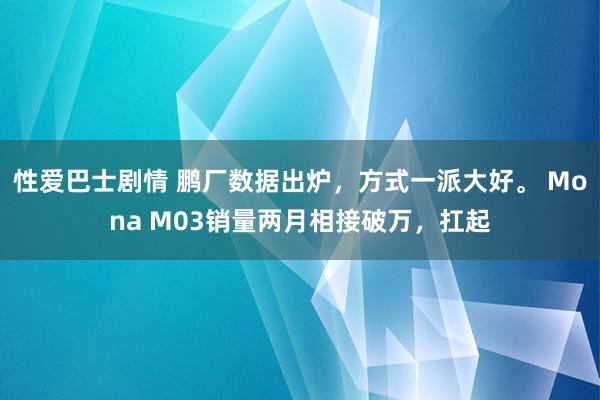 性爱巴士剧情 鹏厂数据出炉，方式一派大好。 Mona M03销量两月相接破万，扛起